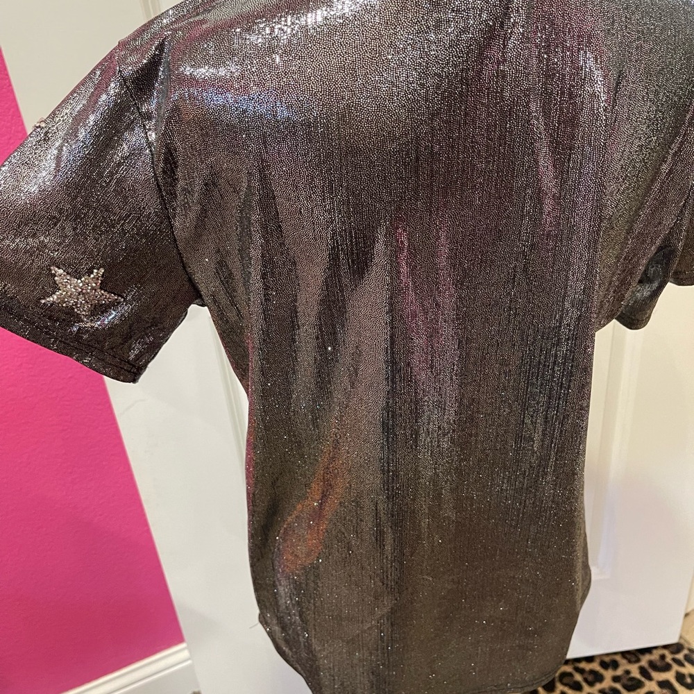 Sequin Star Silver Top - image 4